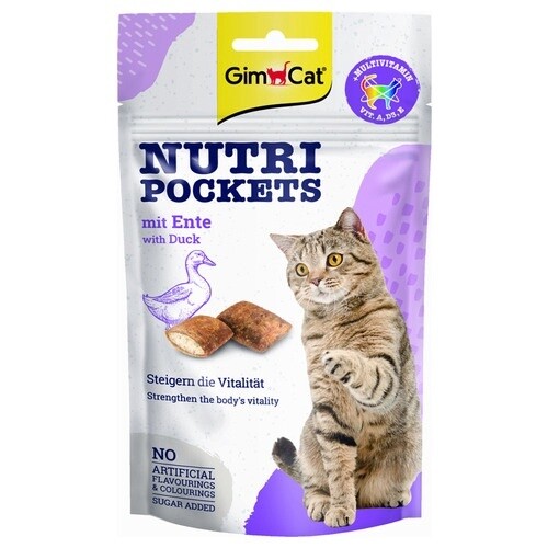 Gimcat Nutri Pockets  Eend 60 gr