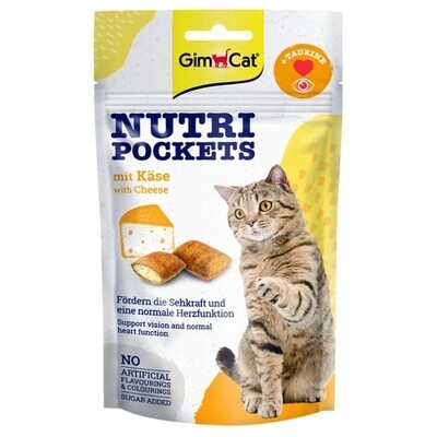 GimCat Nutri Pockets 60 g Kaas|Taurine