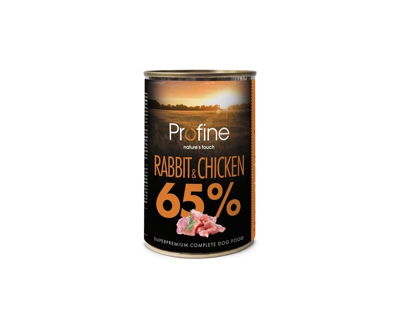 Profine Hond 65% Rabbit/Chicken 400 gr