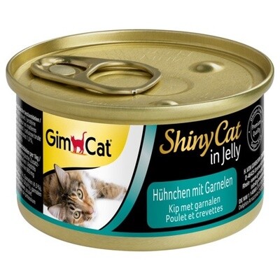 GimCat in Jelly 70gr, Smaak: Kip en garnalen