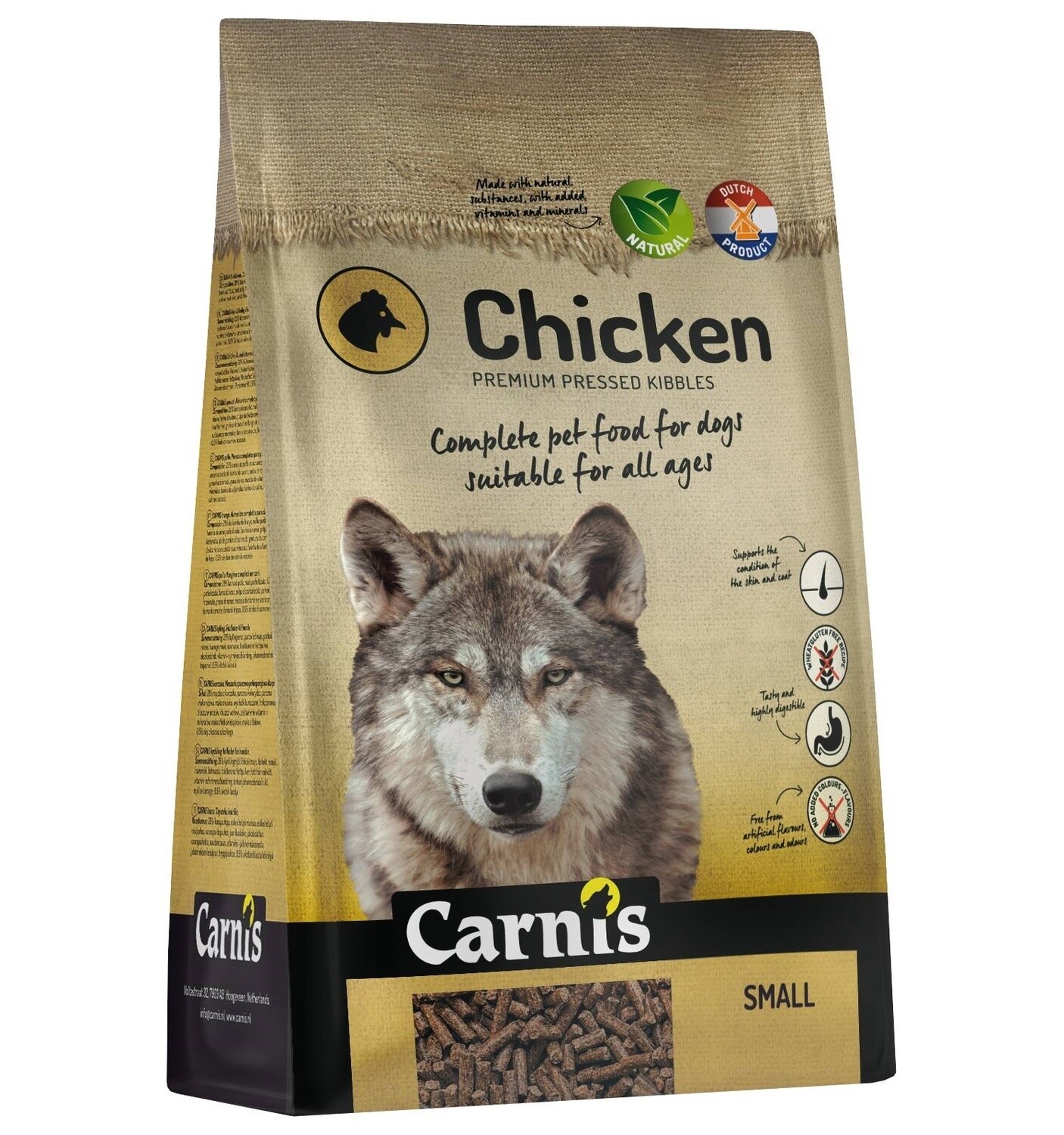Carnis Droog Kip Small 4kg