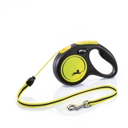 Neon Koord M Zwart|Geel M 5 m
