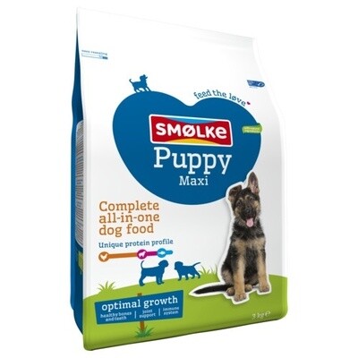 Smolke - Puppy Maxi kip-lam-vis / 3kg