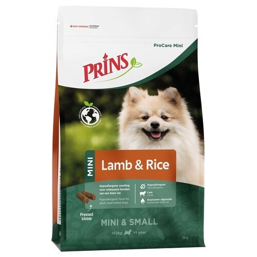 Prins Procare Adult Mini  Lam Rijst 3 kg