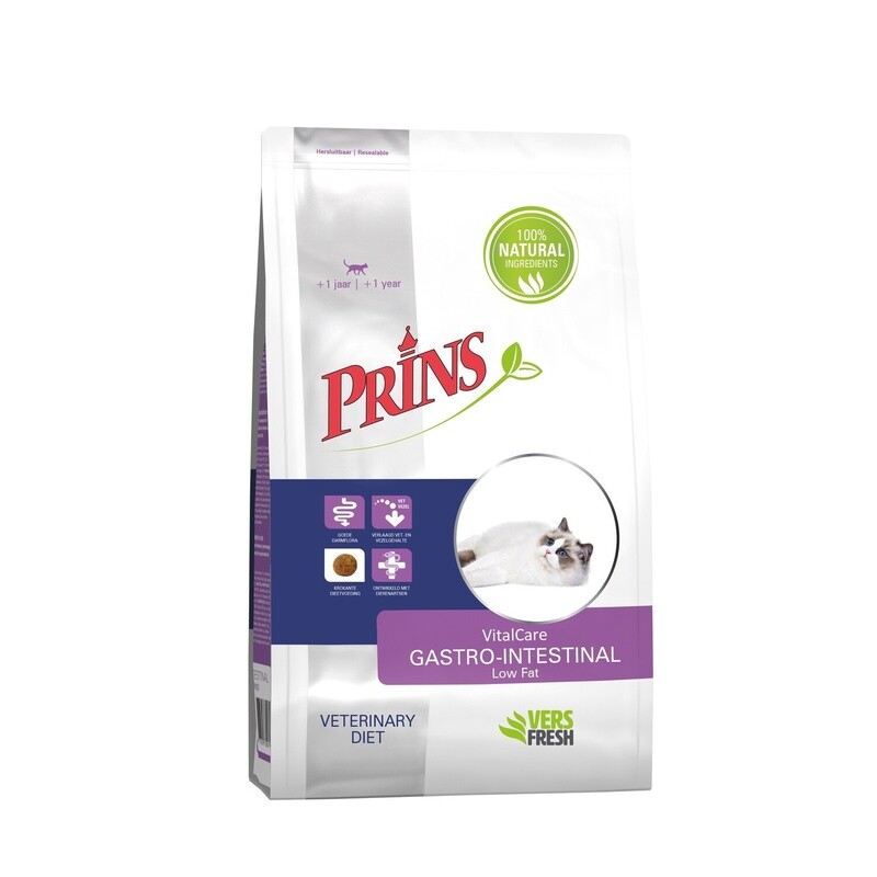 Prins Vitalcare Diet Gastro-Intestinal Zalm - Kattenvoer - 5 kg