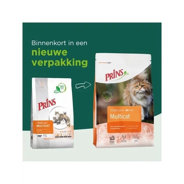 Vitalcare multicat 1.5 kg Gevogelte