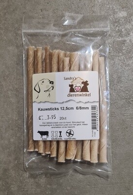 Kauwsticks 12,5cm 6/8mm