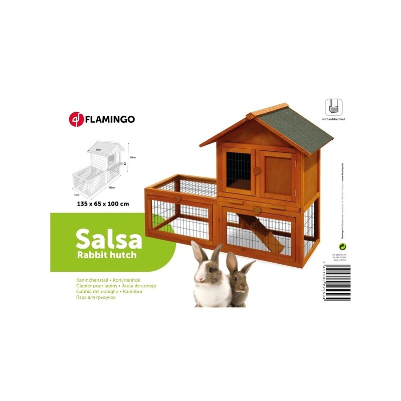 Konijnenhok Salsa Classic Bruin