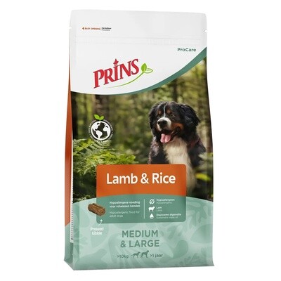Prins Procare Lam &amp; Rijst 12.5 kg