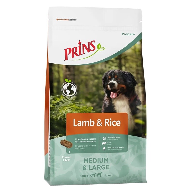 Prins Procare Lam &amp; Rijst 12.5 kg
