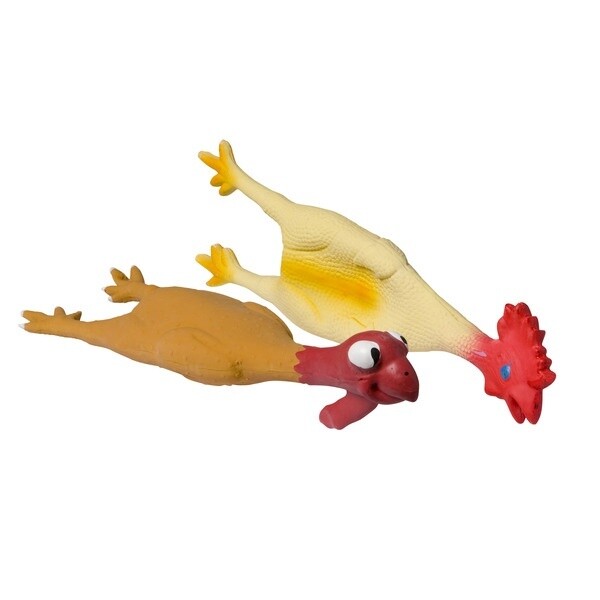 Latex toy kip+pieper Assorti 42 cm