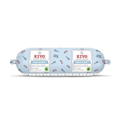 Kivo Hondenvoer Puppy Rund &amp; Kip Compleet 500 gr