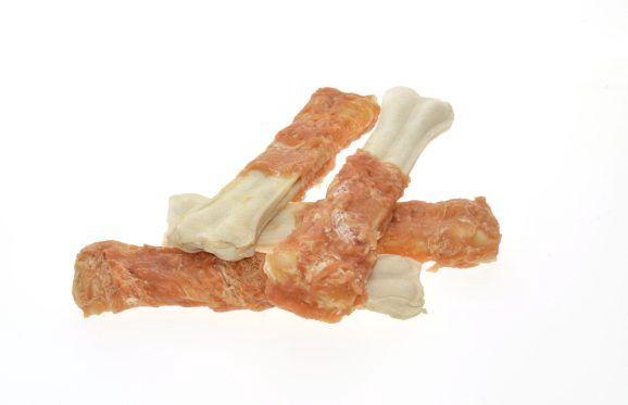 Rawhide bot met kip 20cm