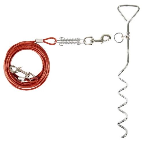 Grondpin met aanlegkabel Igla Zilver