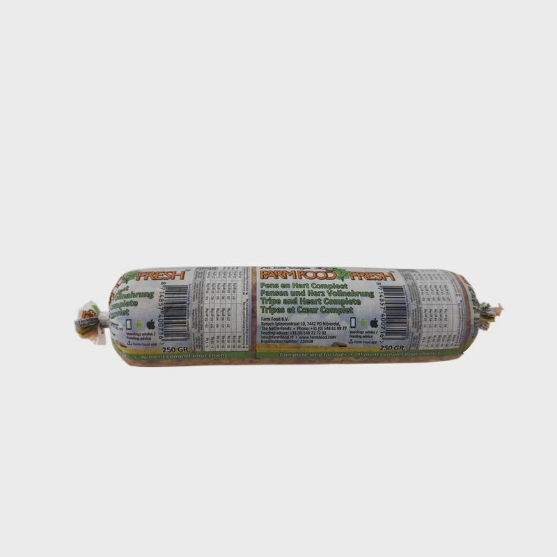 Farmfood Fresh compleet pens&amp;hart 250gr