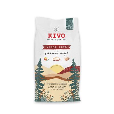 Kivo brok verse eend  graanvrij 14kg