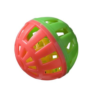 Knaagspeeltje speelbal plastic Multi-color Ø6 cm