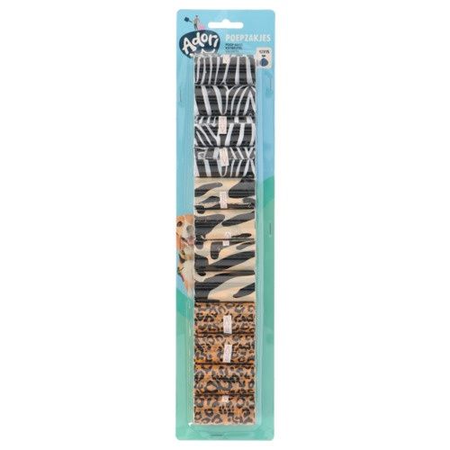Poepzakjes animal print 12 rol Assorti