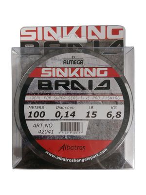 Albatros Almega Vislijn Almega Sinking Braid 100 m - 0.14mm