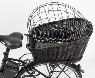 Fietsmand voor bagagedrager Zwart 35x49x55 cm