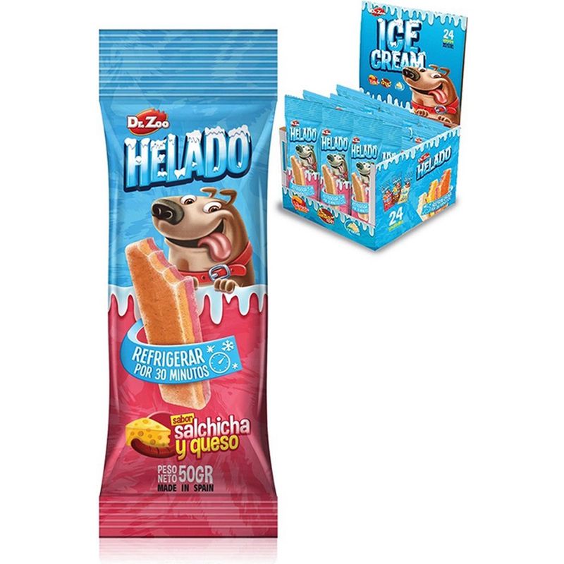 Hondenijsje sausage en cheese 50 gr