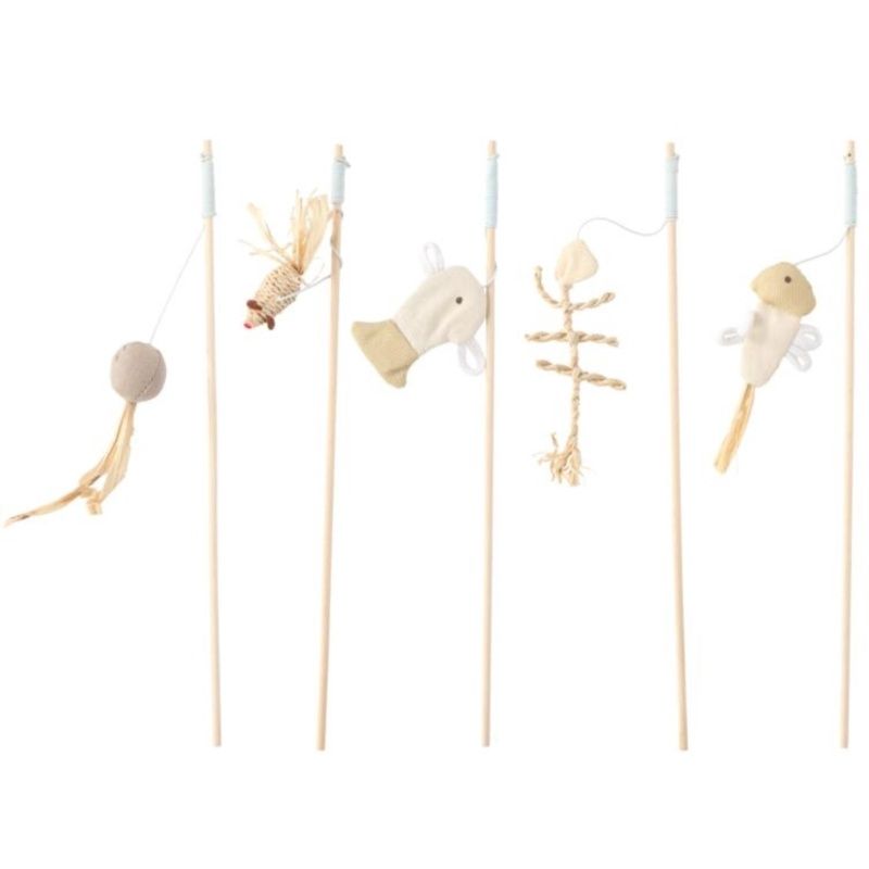 Katten speelstok eco 40 cm 10 assorti