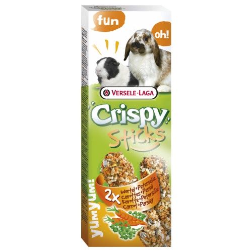 Sticks konijn&amp;cavia wortel 2x55 g Wortel