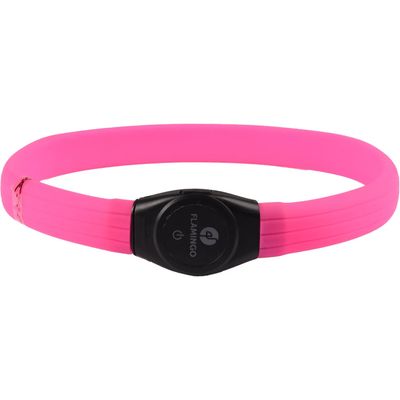 Halsband Led ilona, Kleur: Roze