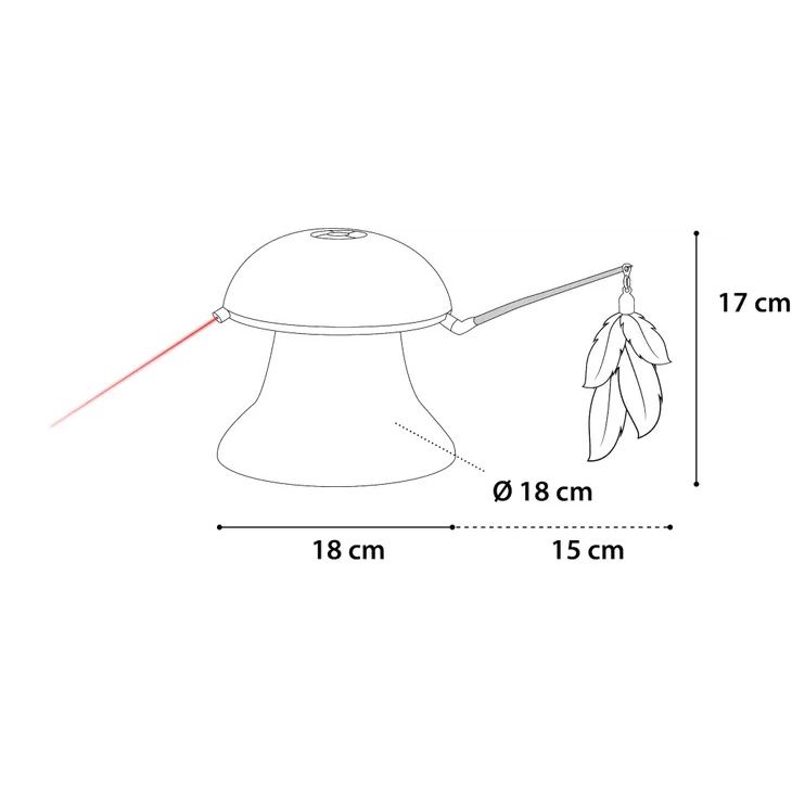 Elektronisch Speelgoed Laser Willard Wit