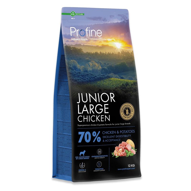 Profine Dog Dry Junior Large Chicken 12 kg