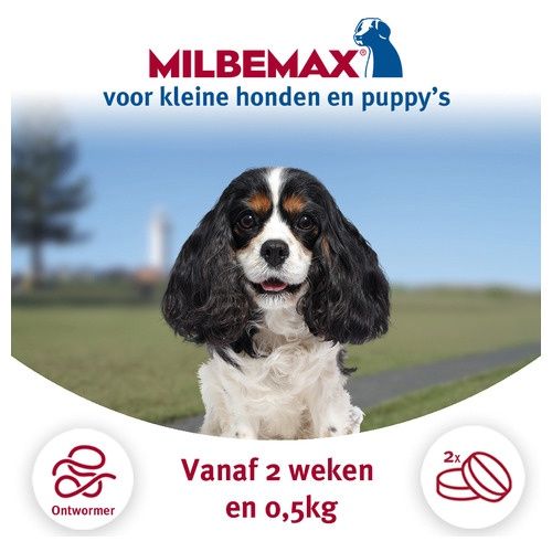 Milbemax pup &amp; hond 0,5-10kg 2 tab