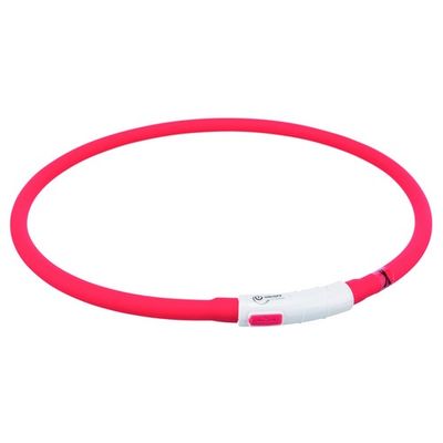 Flash Lichtgevende Siliconen Band USB Rood XS-XL 70 cm