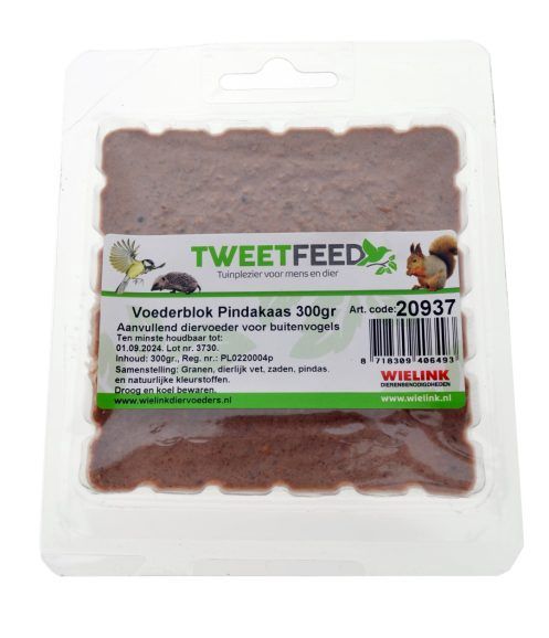 Voederblok Pindakaas 300gr