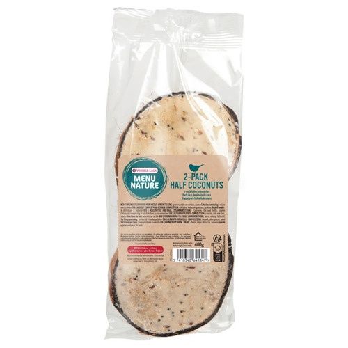 2-pack Halve Kokosnoten 400 g