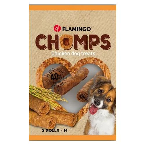 Snack Chomps Rol met kip