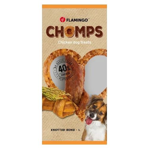 Snack Chomps Geknoopt Been met kip 1 stuk