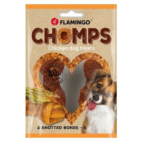 Snack Chomps Geknoopt Been met kip 2st