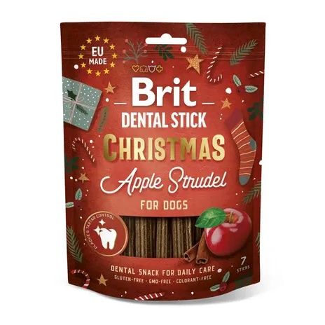 Brit Dental Sticks - Christmas - Apple Strudel - 7 stuks