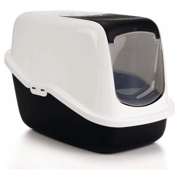 Nestor Wit|Zwart|Transparant M 56x39x38,5 cm