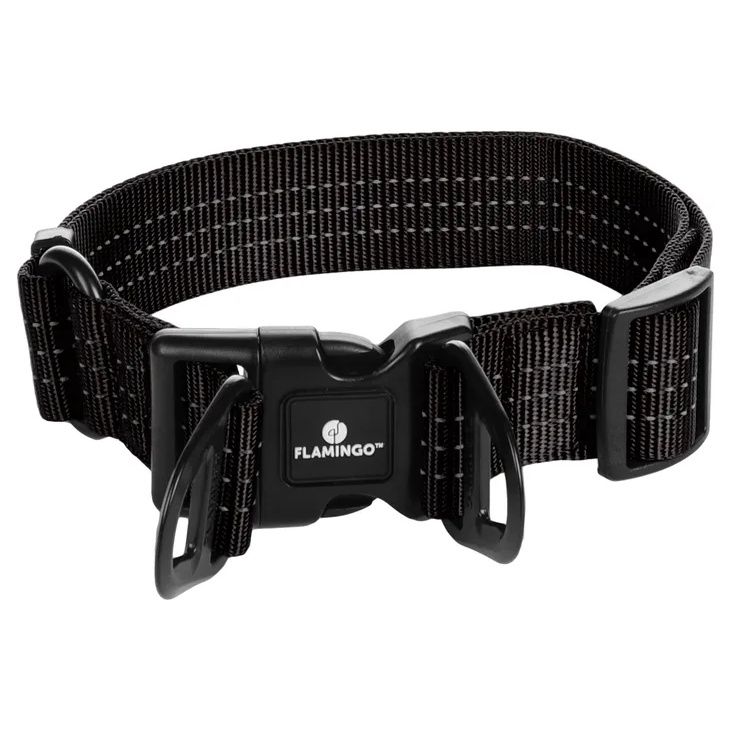 Halsband Zorba Zwart XL | 55-75cm x 38mm x 3mm