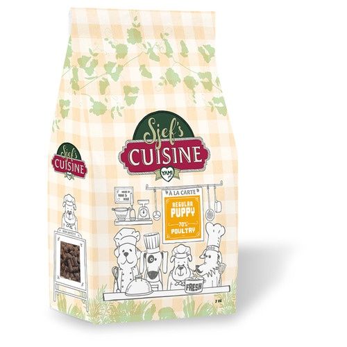 Yamipets Sjef&#39;s Cuisine Puppy Gevogelte 3 kg, Gewicht: 3KG