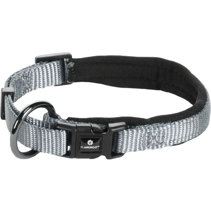 Halsband Abbi, Kleur: Grijs, Afmeting: 35-40 x 2 cm