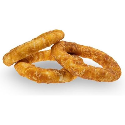 Gepofte Ring met Kip á 19cm per stuk !!