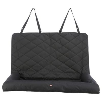 Autostoel kussen dubbel Zwart 95x10x50 cm