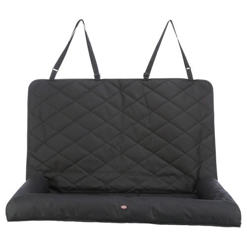 Autostoel kussen dubbel Zwart 95x10x50 cm
