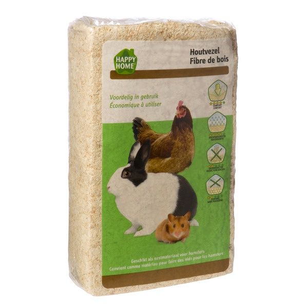 Houtvezel 2,5 kg 35L, Soort: Flamingo