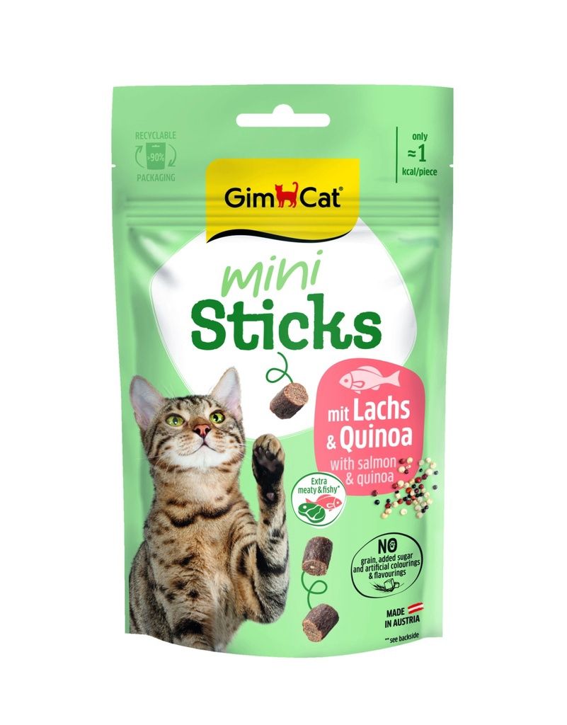 GimCat Mini Sticks Zalm &amp; Quinoa 50 gr.