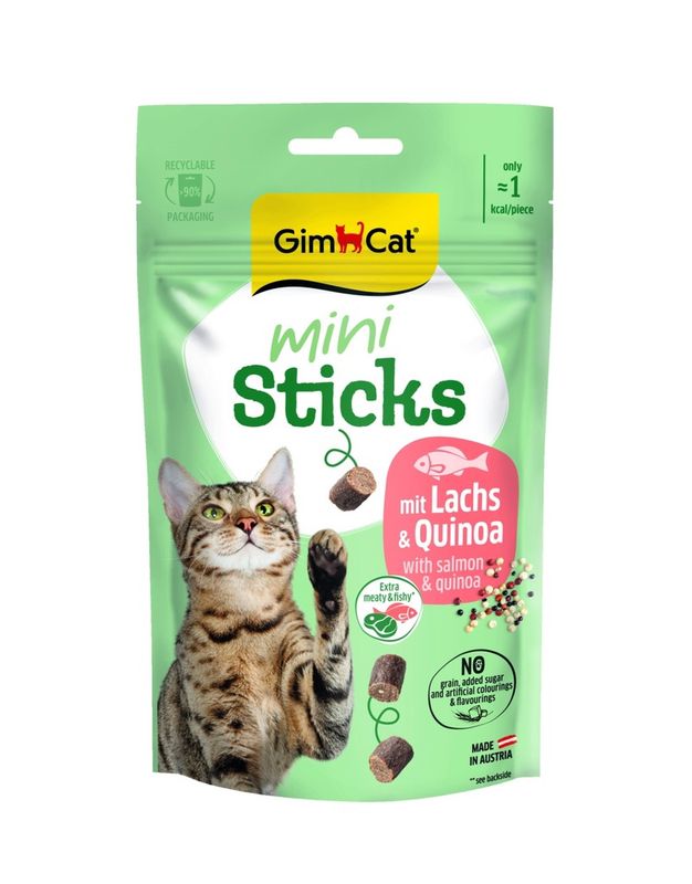 GimCat Mini Sticks Zalm &amp; Quinoa 50 gr.