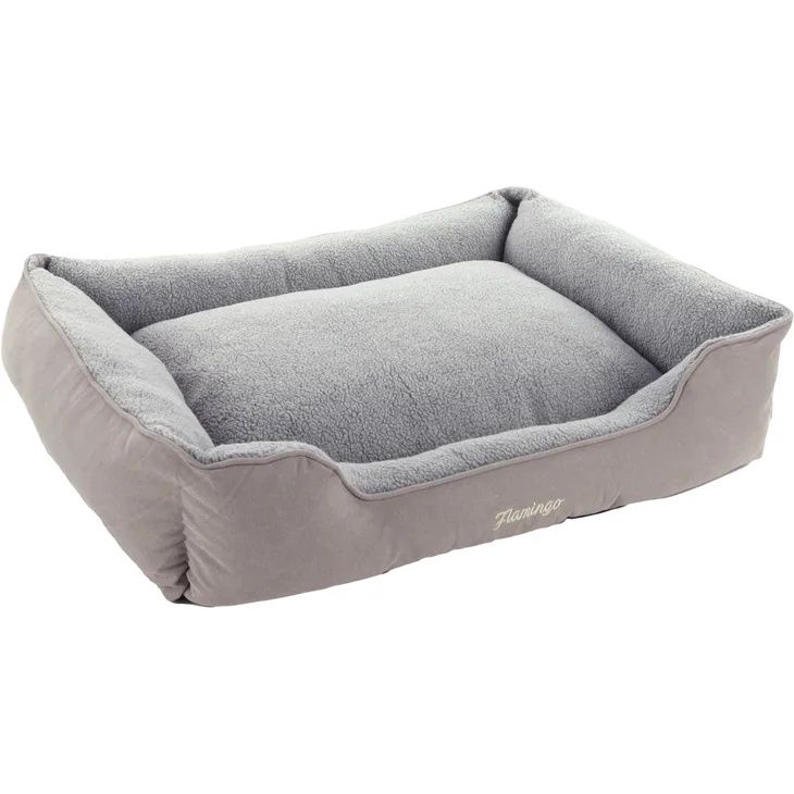 Mand Alisha Rechthoekig Grijs, Afmeting: A:65cm B:45cm C:20cm D:40cm E:29cm F:8cm