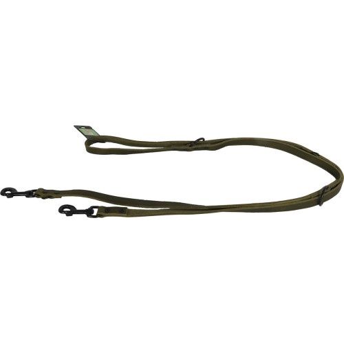 dresseerlijn soft leder groen, Afmeting: 18mm/200cm